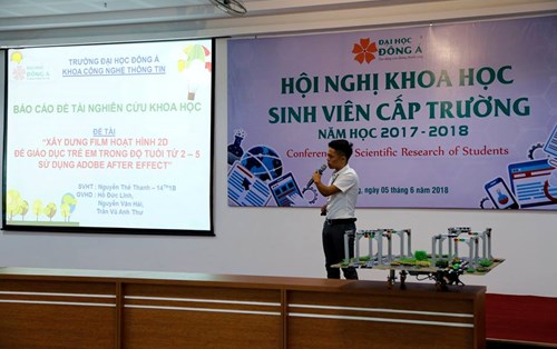 Hội nghị nghiên cứu khoa học sinh viên khoa CNTT năm 2017-2018